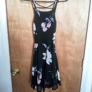 Black Floral Dress